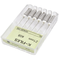 Set de ace endodontice K-files 21mm #08 (gri)