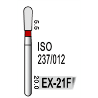 Freză diamantată roșie model EX-21F
