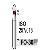 Freză diamantată roșie model FO-30F