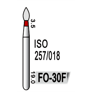 Freză diamantată roșie model FO-30F