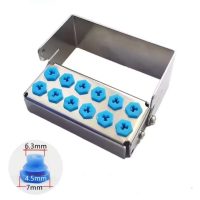 Cutie / suport inox cu capac 12 freze - imagine 2