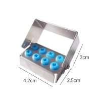 Cutie / suport inox cu capac 8 freze