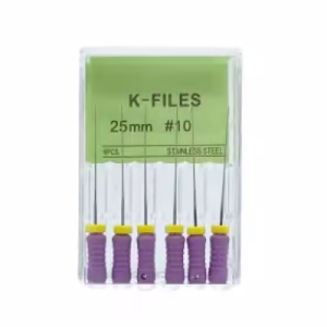 Set de ace endodontice K - files 25 mm #10 (mov)
