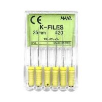 Set de ace endodontice K - files 25 mm #20 (galben)