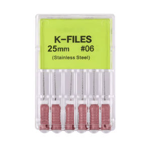 Set de ace endodontice K - files 25 mm #06 (roz)