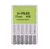 Set de ace endodontice H – files 25mm #08 (gri)