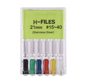 Set de ace endodontice H - files 21mm, # 15-40